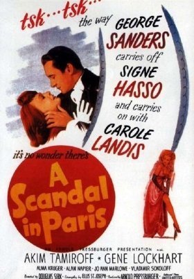 Σκανδαλο Στο Παρισι / A Scandal in Paris (1946)